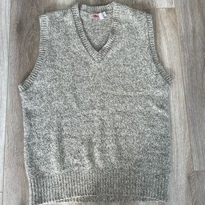 Oversized sweater vest